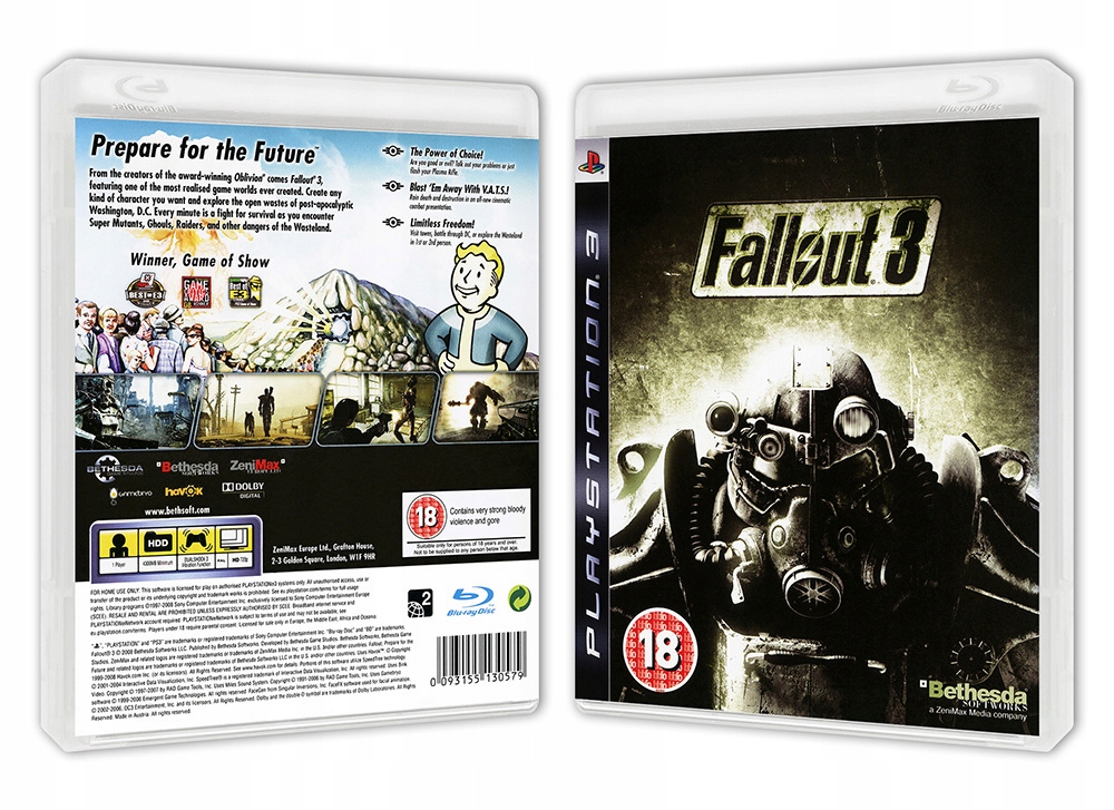 FALLOUT 3 PS3 NOWA FOLIA