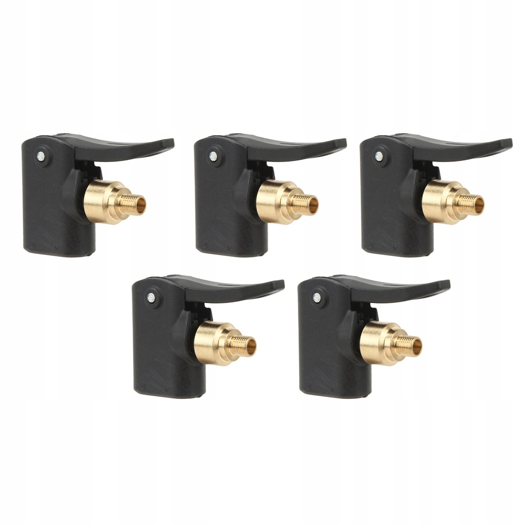 5 szt. Zawór pompy do opon Zacisk dyszy Miedziana