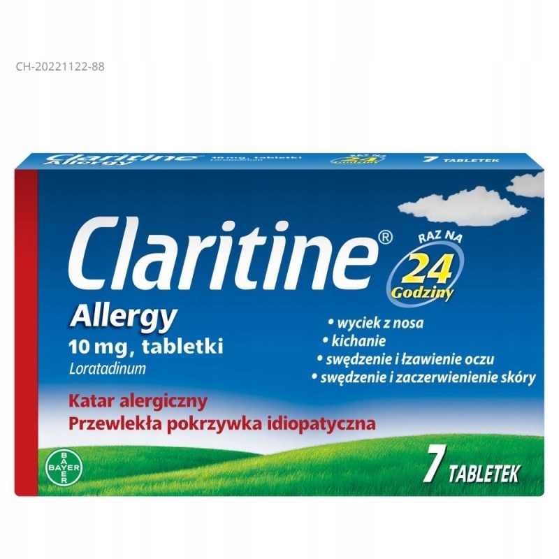 Claritine Allergy Tabletki 7 sztuk