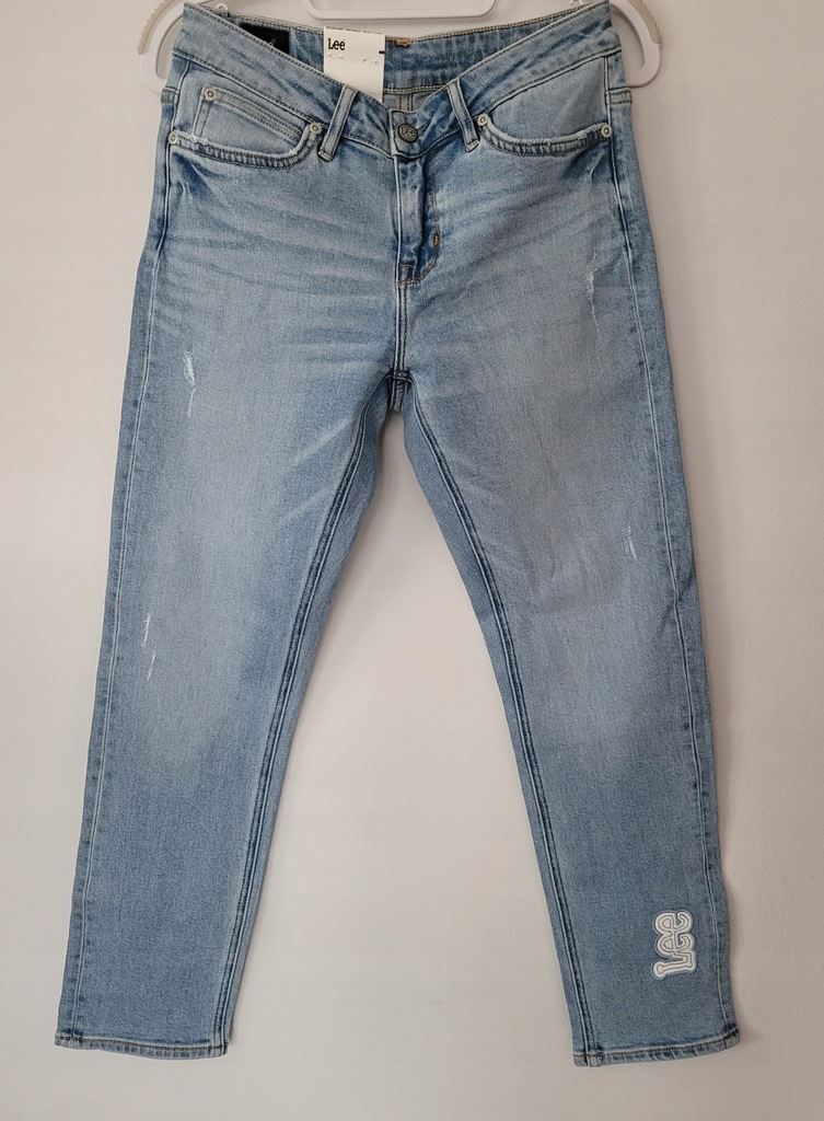 Oryginalne jeansy damskie Lee rozm. W25 / L26, niebieskie spodnie
