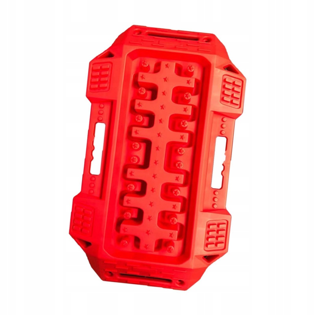 Car Traction Board Recovery Track Traction Mat Sand Mud Snow Ladder Red