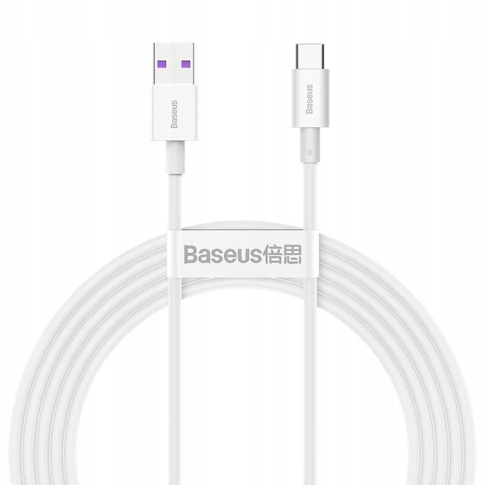 Kabel przewód USB - USB-C / Typ-C 200cm Baseus Superior CATYS-A02 z obsługą