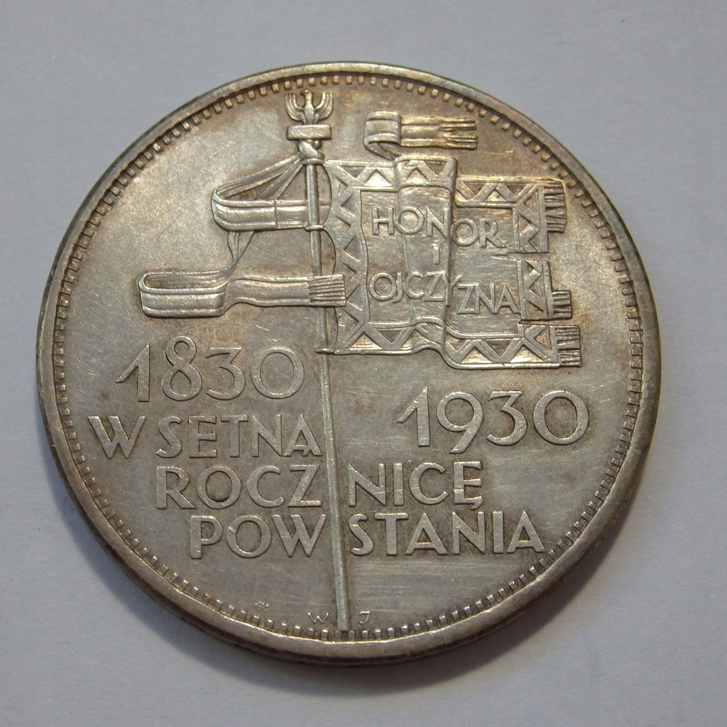 5 Złotych II RP Sztandar 1930r. Ag X4729