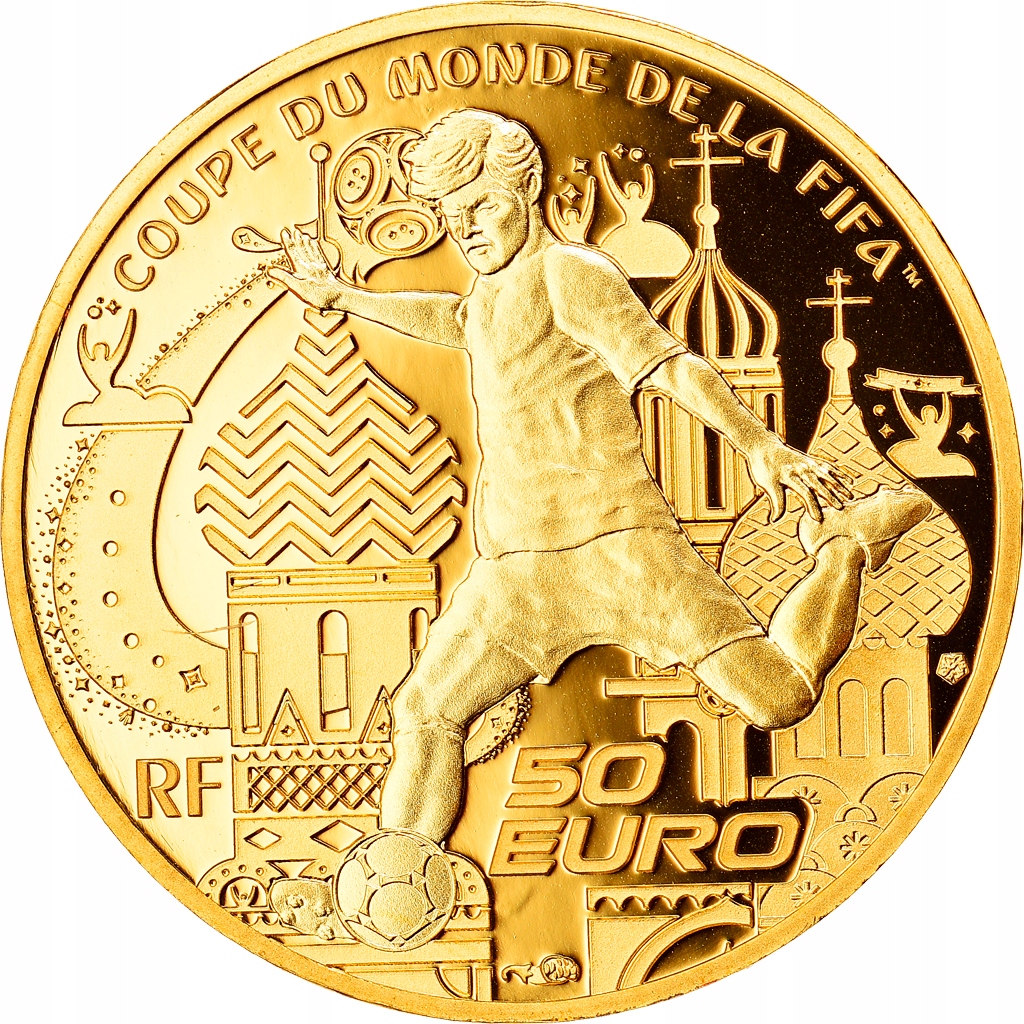 France, Monnaie de Paris, 50 Euro, Coupe du Monde