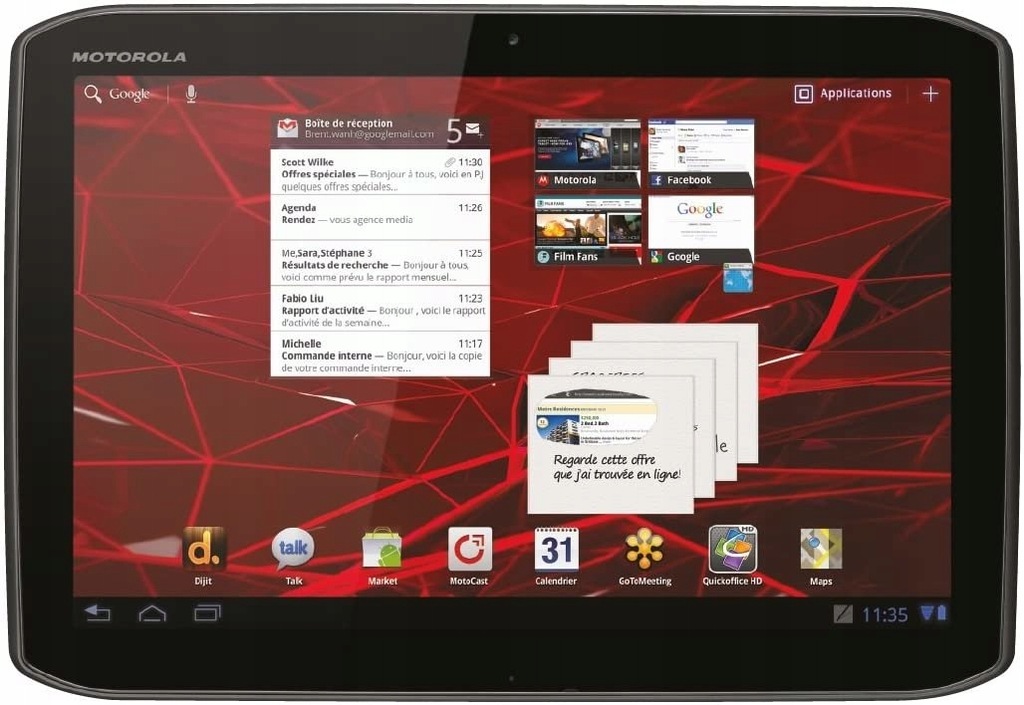 Motorola Xoom 2 3G 32GB MZ616 BEZ SIM z POLSKI