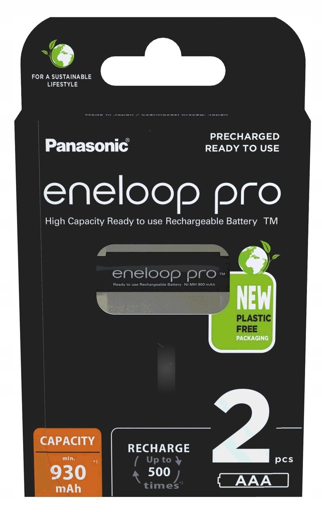 Baterie AKU R03 AAA Panasonic Eneloop PRO 930mAh