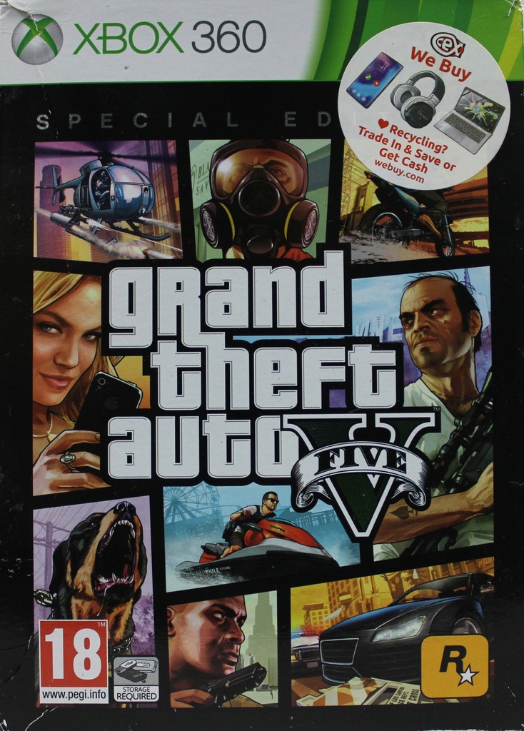 GRAND THEFT AUTO V SPECIAL EDITION GTA V XBOX360 - 13921970376