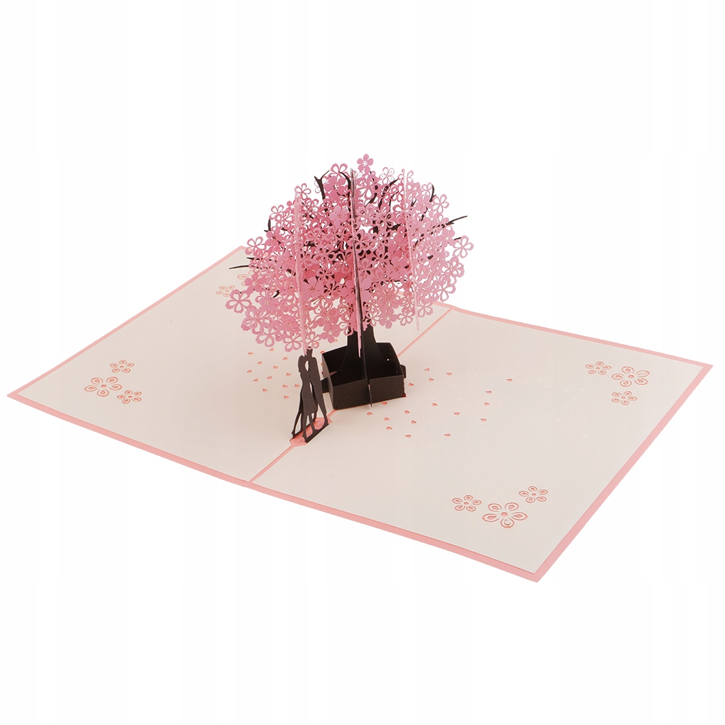 1 sztuka 3D Sakura karty