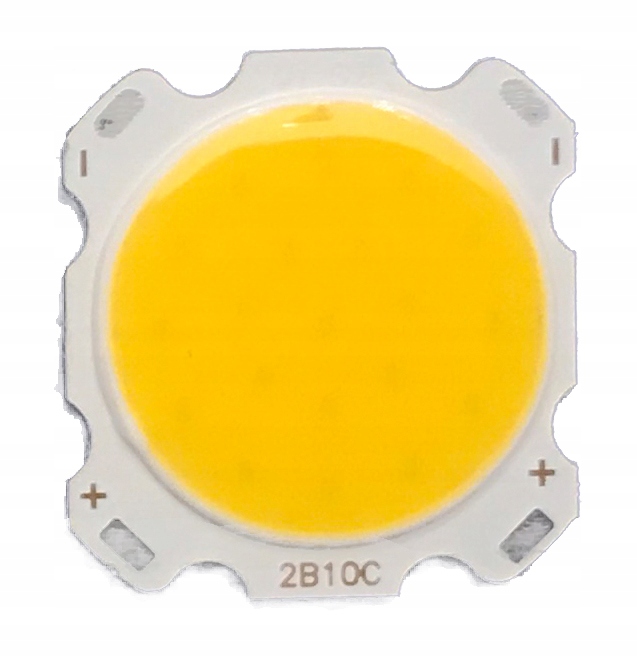 LED COB 2B10C 10W 30-32V BARWA BIAŁA CIEPŁA 3000K