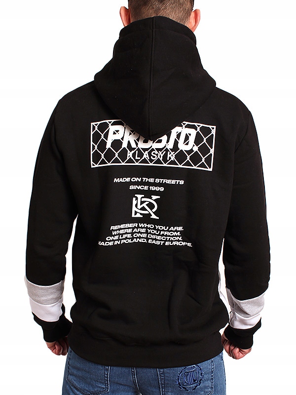 BLUZA PROSTO KLASYK HOODIE BACKSEN BLACK rozm. L