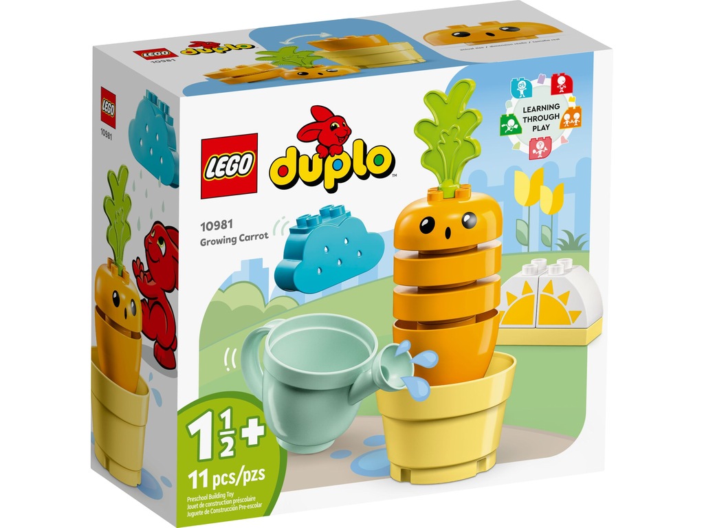 LEGO DUPLO 10981 Rosnąca Marchewka Klocki Dzieci