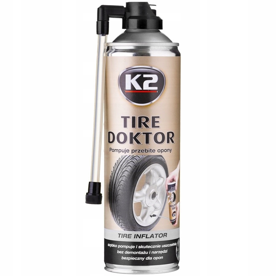 K2 TIRE DOKTOR POMPUJE PRZEBITE OPONY 500ml