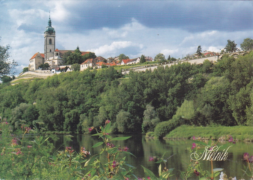 CZECHY - MELNIK - KOŚCIÓŁ - PANORAMA