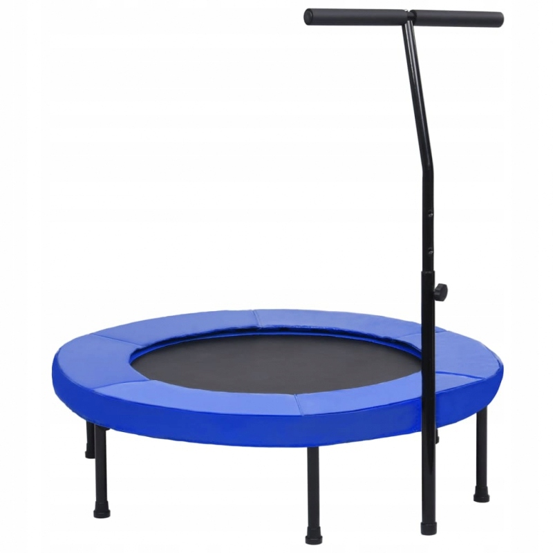 TRAMPOLINA FITNESS Z UCHWYTEM 102cm DOMOWA +OSŁONA