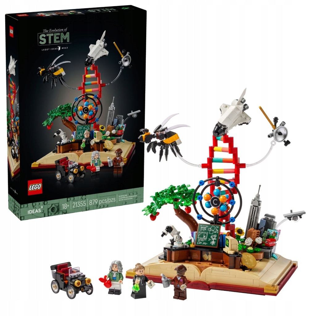 LEGO 21355 Ewolucja Przedmiotow scislych