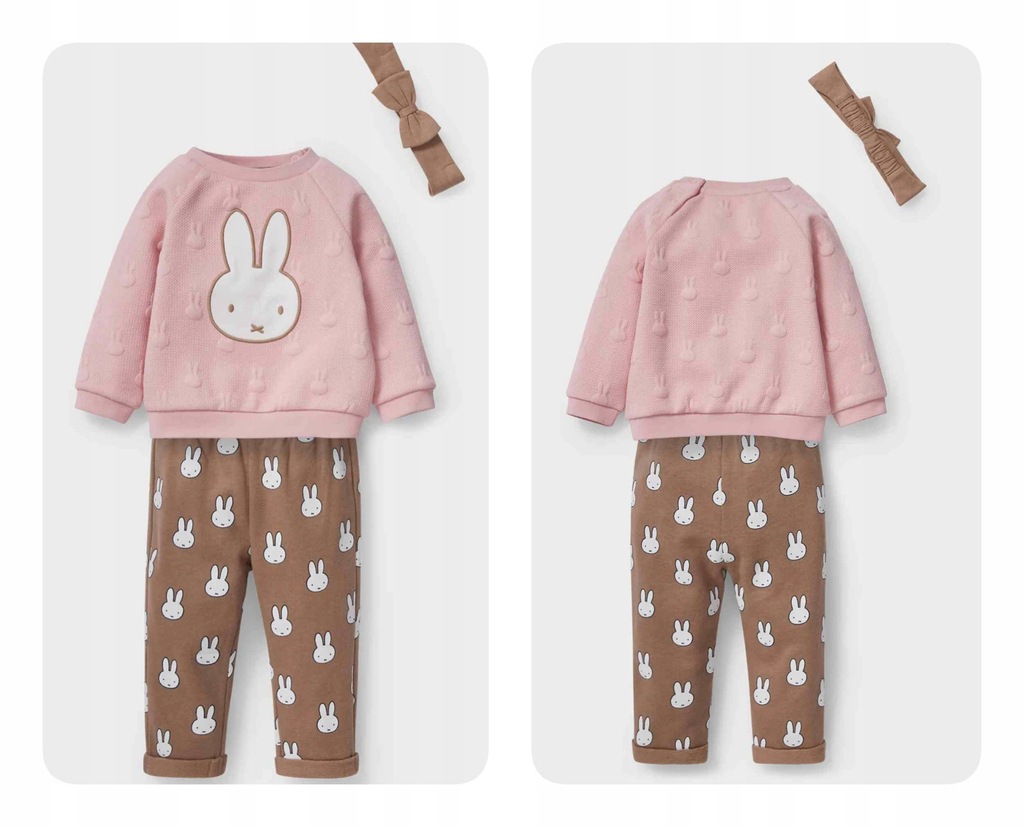 C&A komplet niemowlęcy 3 elem. Miffy 86