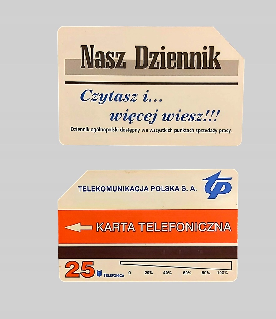 karta telefoniczna tp NASZ DZIENNIK