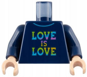 LEGO Tors - Bluza / Sweter z napisem LOVE IS LOVE 973pb4445c01 NOWY