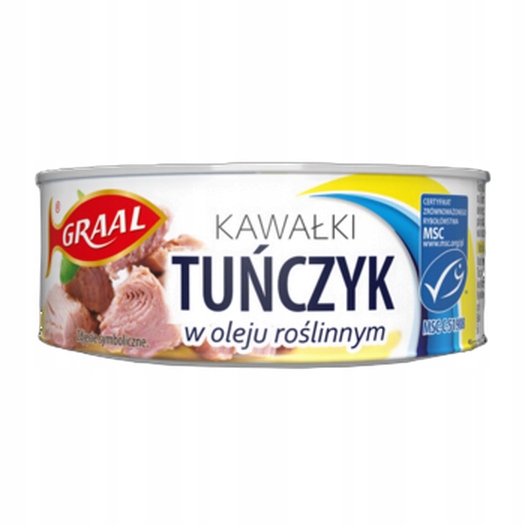 Graal tuńczyk kawałki w oleju 170 g