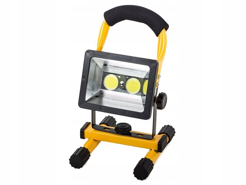 Halogen warsztatowy 2xLED naświetlacz lampa mocna garaż