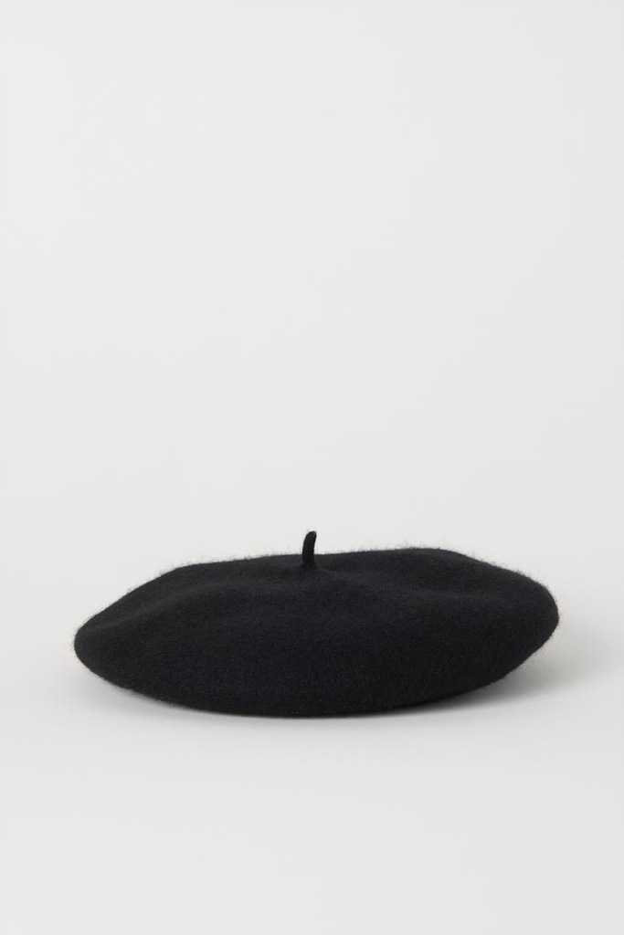 H&M Beret z filcowanej wełny