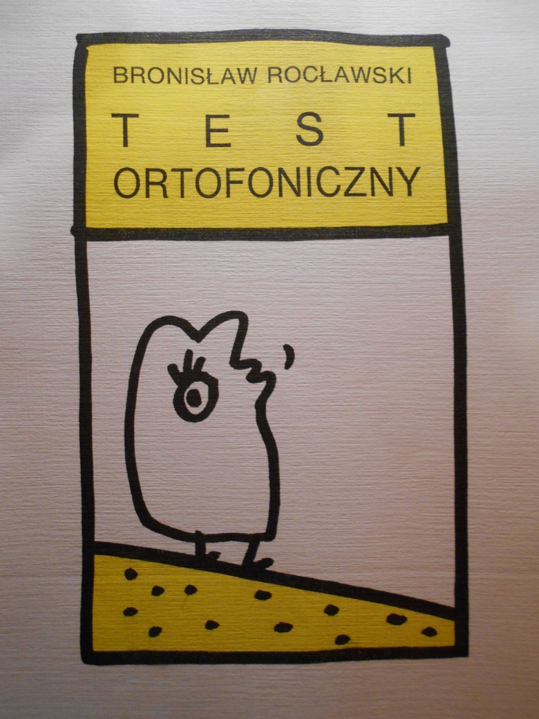 TEST ORTOFONICZNY - BRONISŁAW ROCŁAWSKI