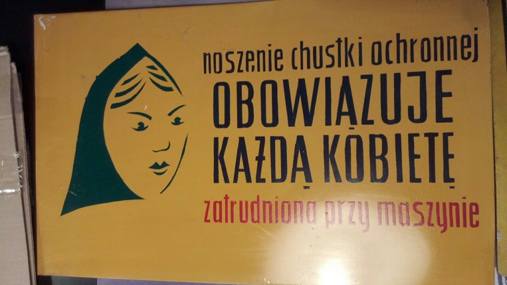 Safety Tablica "Chustka obowiązkiem kobiety"