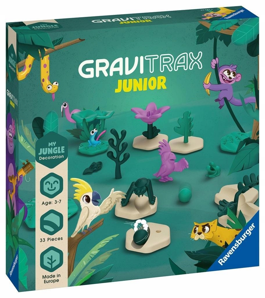 GRAVITRAX JUNIOR - ZESTAW UZUPEŁNIAJĄCY DŻUNGLA
