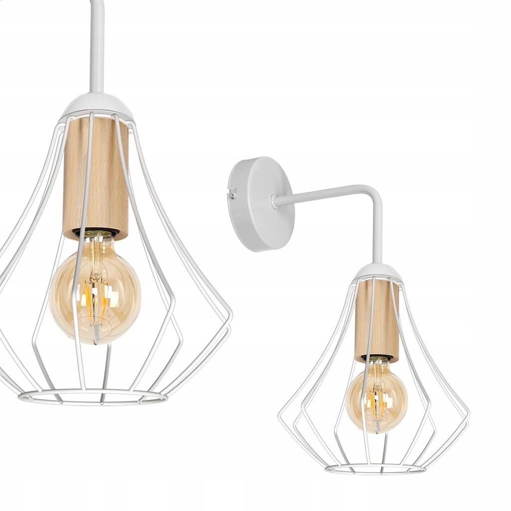 Kinkiet Will 1xE27 Biały