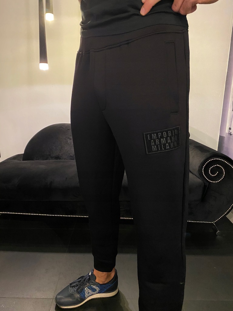 EMPORIO ARMANI SPODNIE DRESOWE MĘSKIE 6H1PQ8 XXL