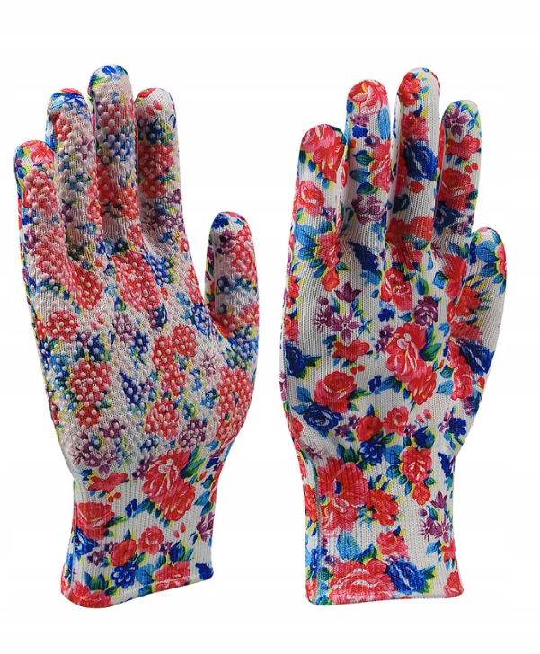 Rękawice ogrodowe FLOWER rozmiar 7 Ramp