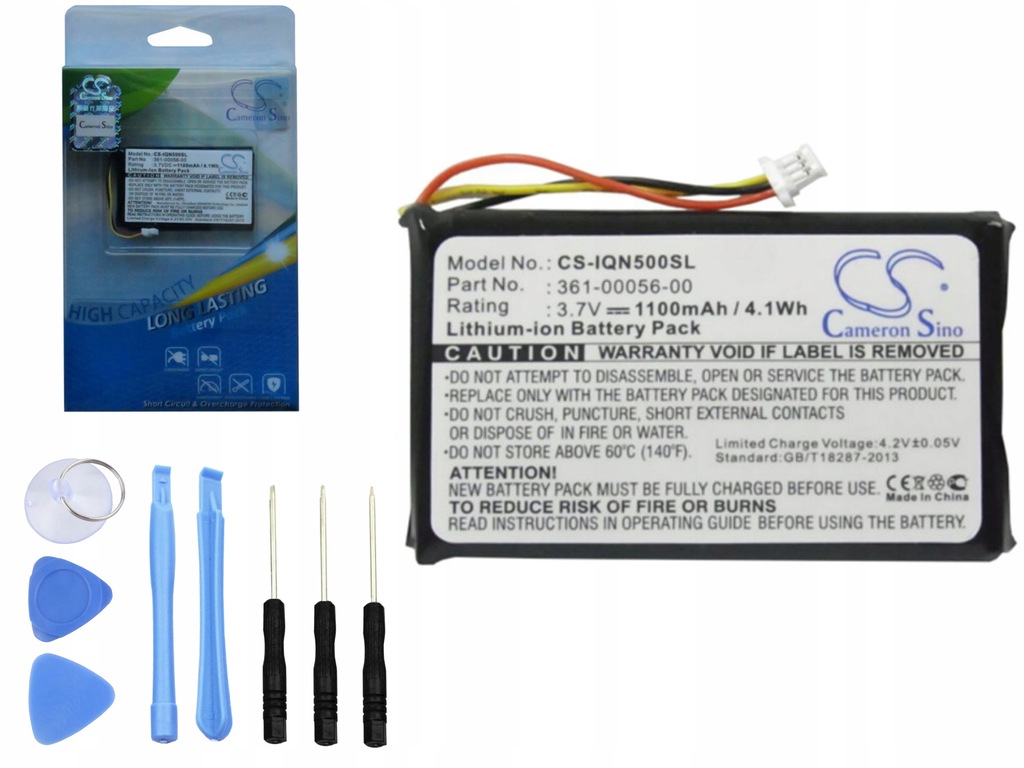 Batterie 3.7V Li-ion Pour Garmin Nuvi 65, 65LM, 53, 53LMT – Cameron Sino – Neuf Sous Emballage