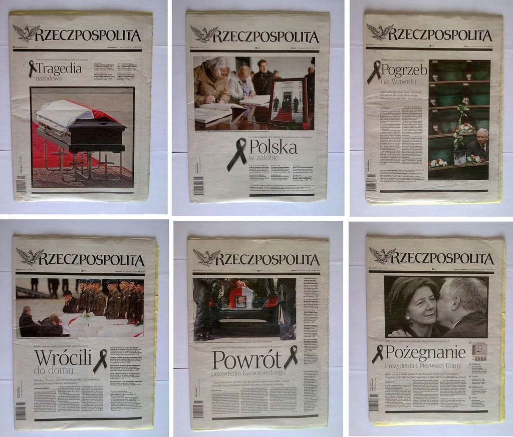 Smoleńsk Katastrofa 2010 Komplet Rzeczpospolita