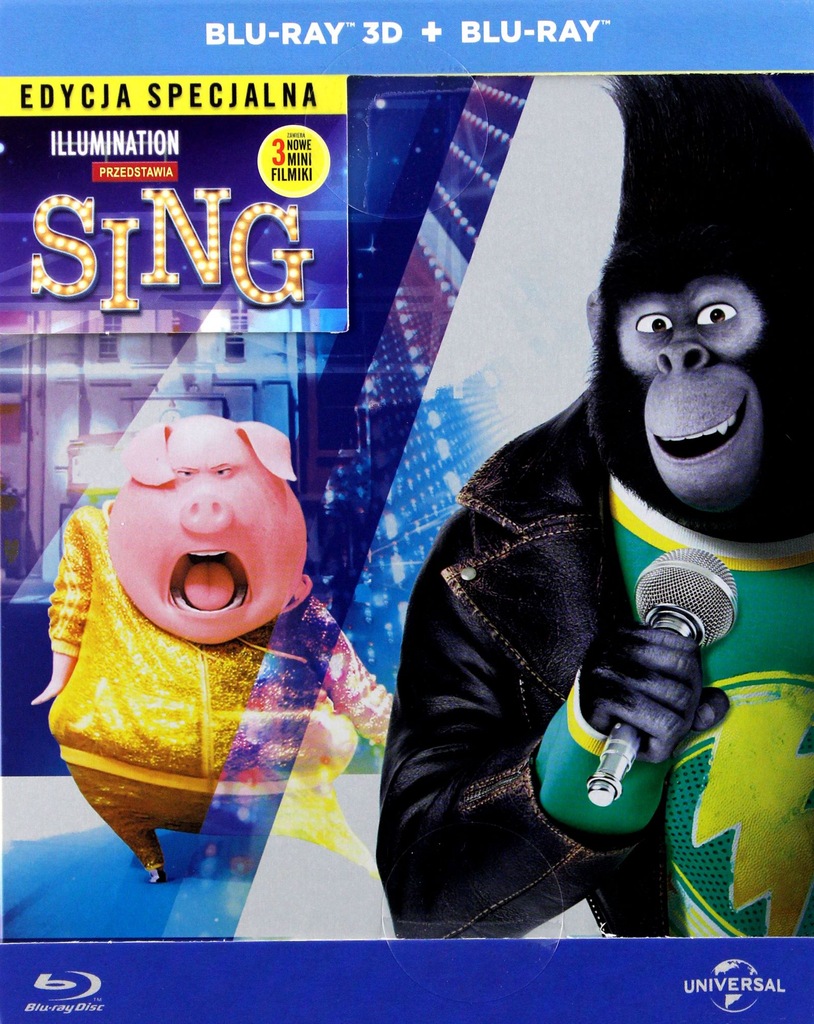 SING (STEELBOOK) [BLU-RAY 3D]+[BLU-RAY]