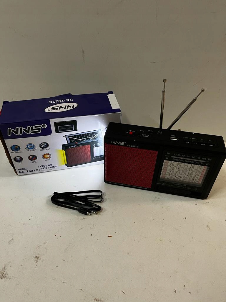 Przenośne radio solarne NS-2027S (2169/23)