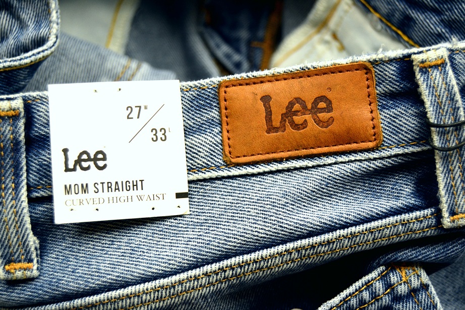 lee mom straight curved high waist