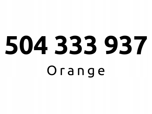 504-333-937 | Starter Orange (33 39 37) #E