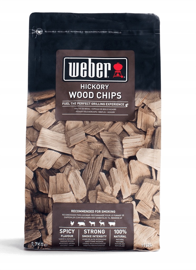 Drewienka do wędzenia 700g hickory - WEBER