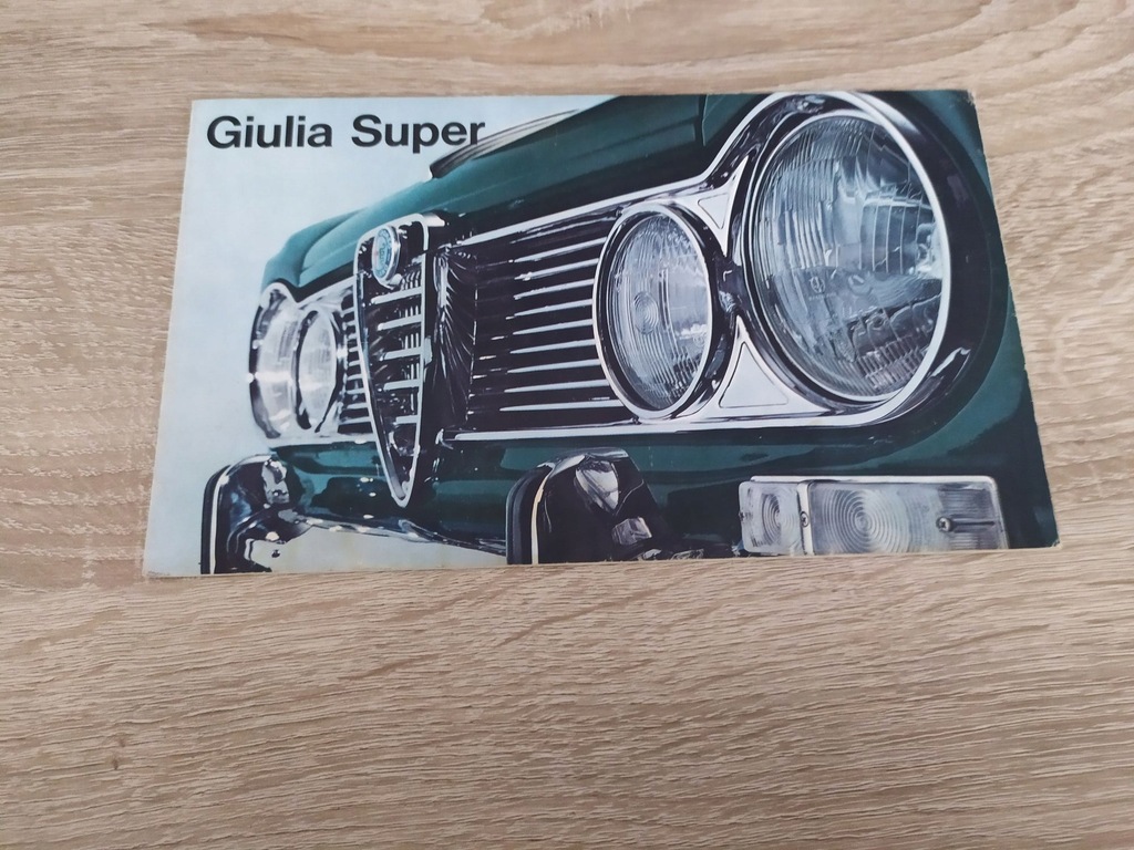 Alfa romeo giulia super prospekt