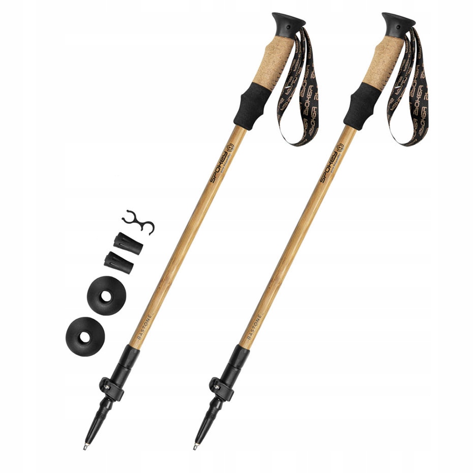 Kijki Nordic Walking Spokey Bastone Eco brązowo-cz