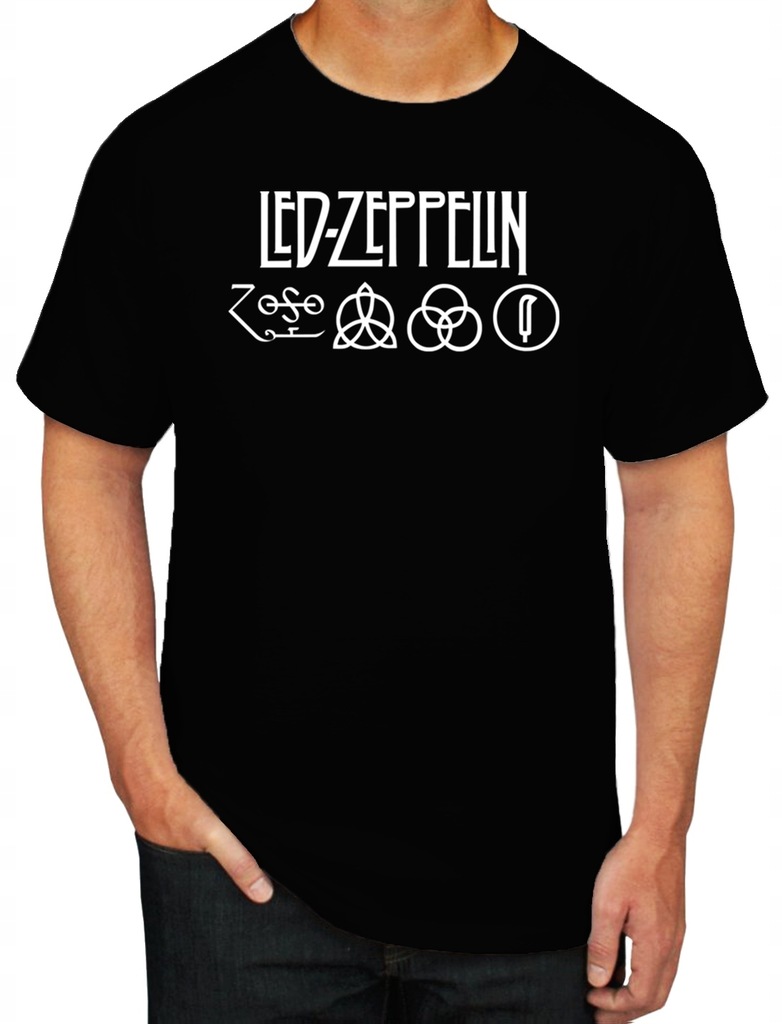 KOSZULKA LED ZEPPELIN CZARNA OSTATNIA SZTUKA L