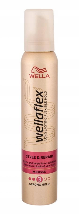 Pianka do WŁOSÓW Wellaflex 200ml 3 Style Repair