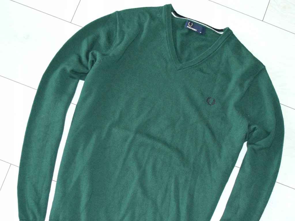 FRED PERRY _ PORTUGAL _ MERINO WOOL _ SWETER _ M
