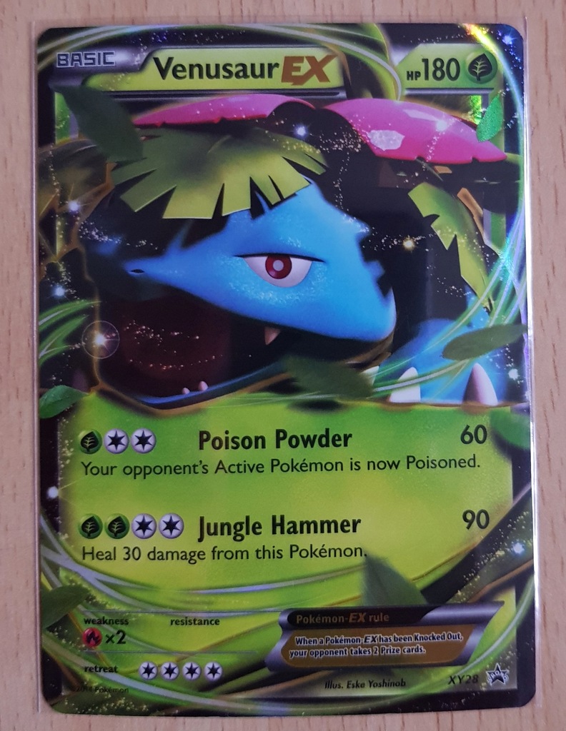 Venusaur EX XY28 ultra rare promo karta pokemon 8864971511