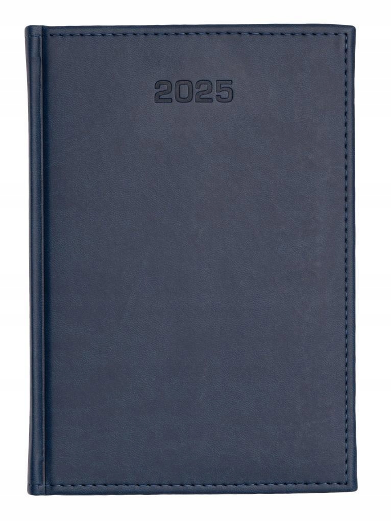 KALENDARZ 2025 DZIENNY A4 VIVELLA GRANATOWY