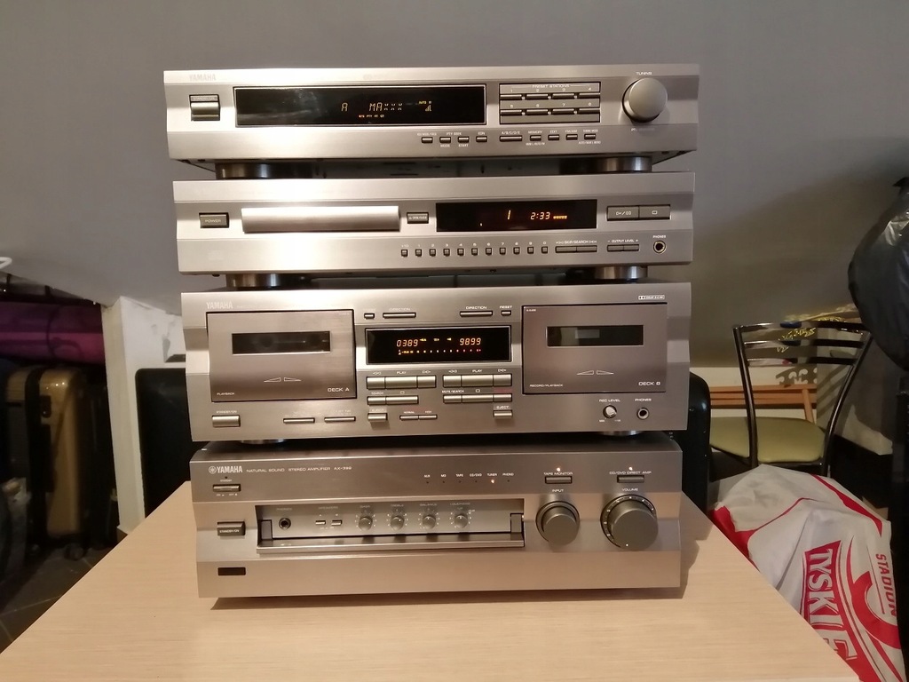 YAMAHA AX-396+CDZ-496+TX592 RDS+KX-W321#OKAZJA #