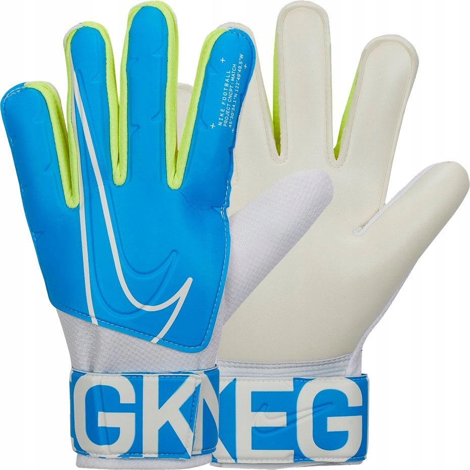 Rękawice bramkarskie Nike GK Match niebieskie 11