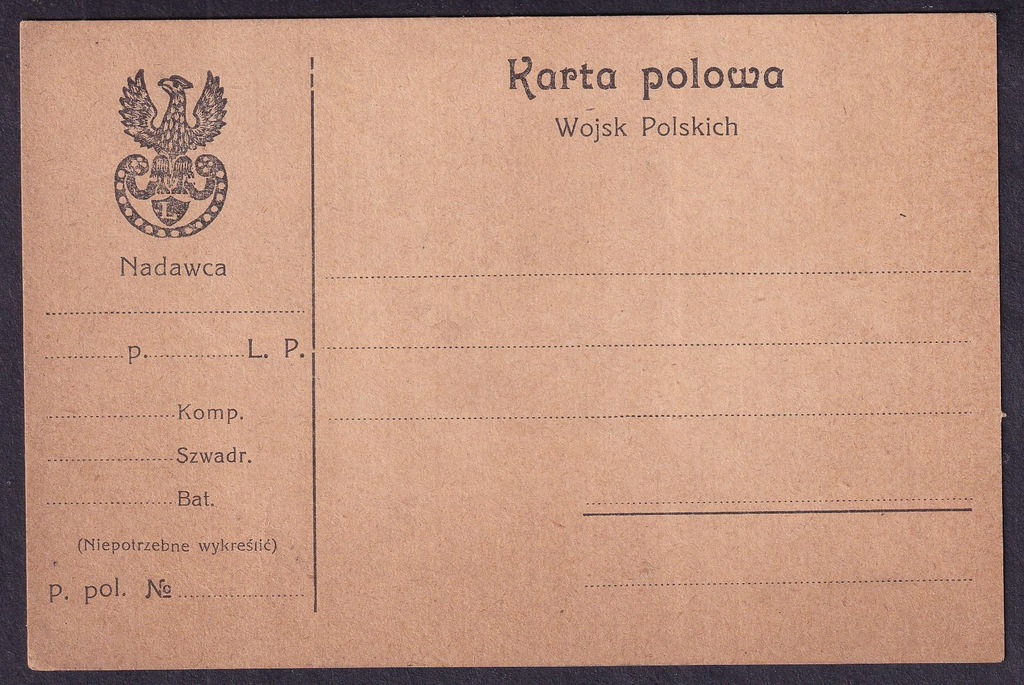 Legiony kartka polowa zapisana Przemyśl1917 (33)