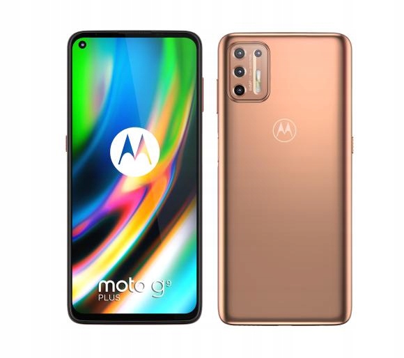 Motorola Moto G9 Plus 4 GB / 128 GB złoty Kpl GW