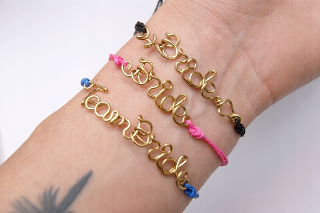 Bransoletka Wieczór Panieński Bride Pink Młoda - 7853725375 - oficjalne